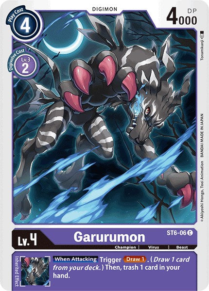 Garurumon [ST6-06] [Starter Deck 06: Venomous Violet] Normal