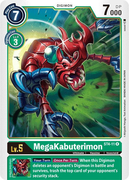 MegaKabuterimon [ST4-11] [Starter Deck 04: Giga Green] Normal