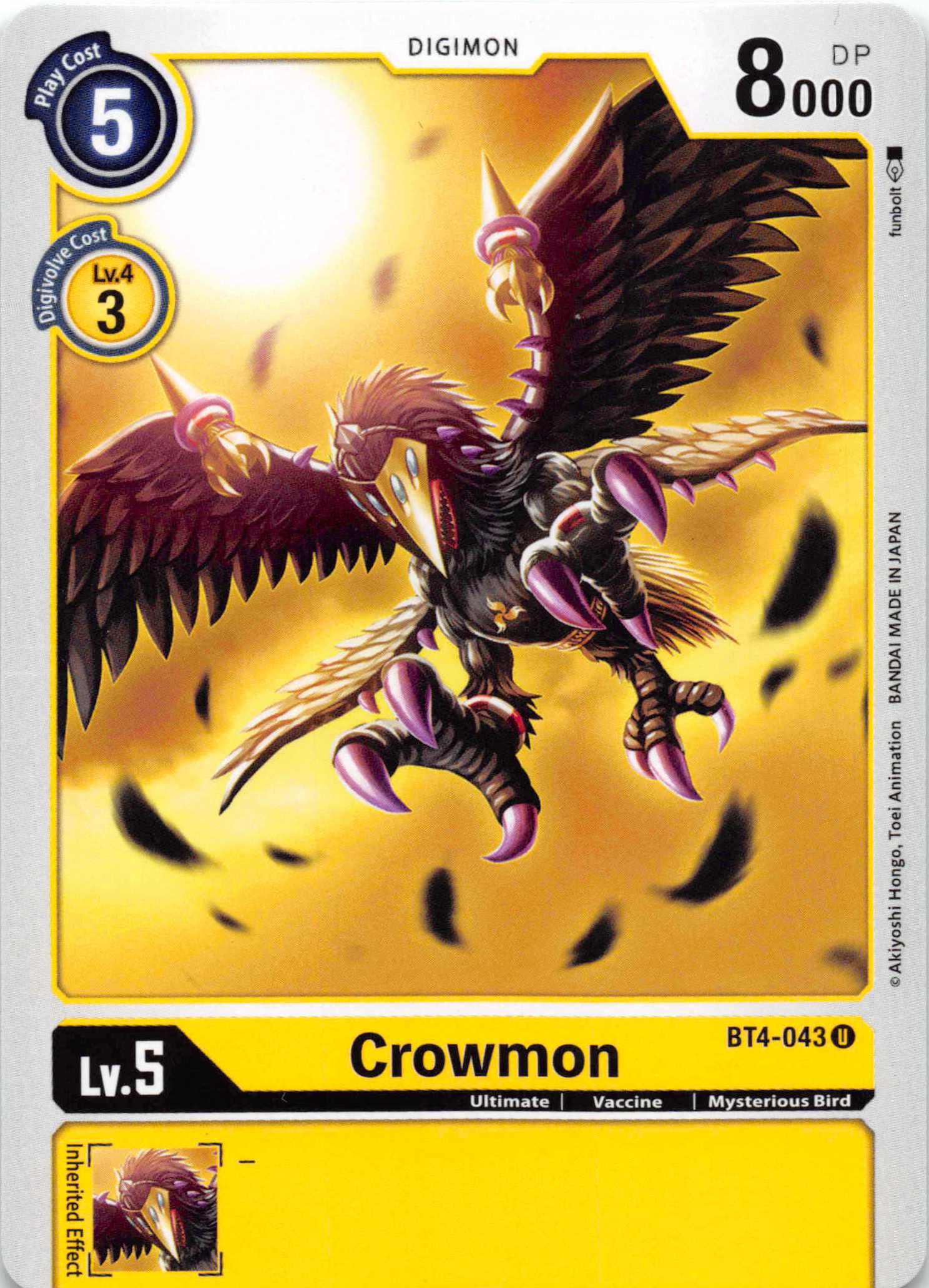 Crowmon [BT4-043] [Great Legend] Normal
