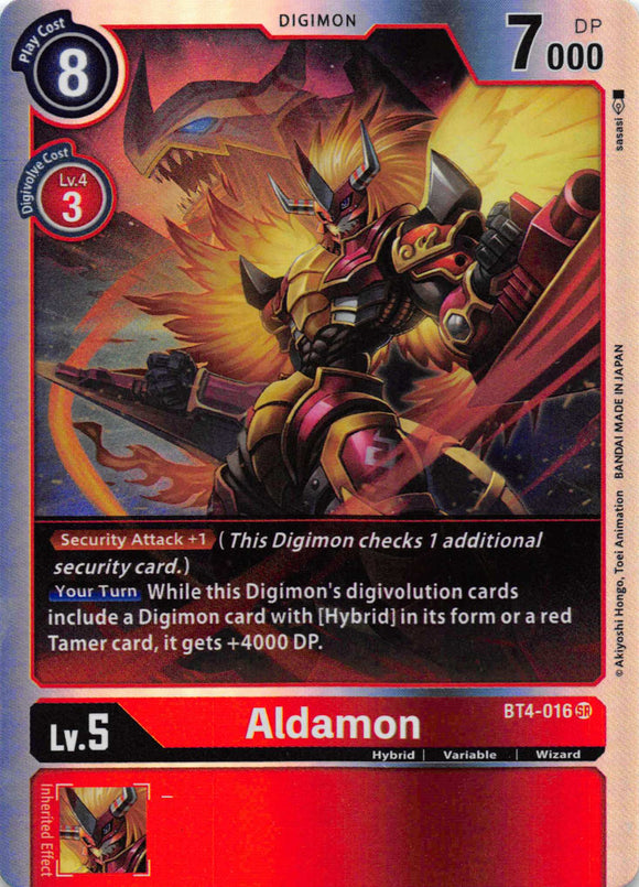 Aldamon [BT4-016] [Great Legend] Foil