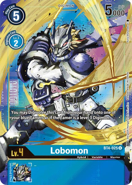 Lobomon (Alternate Art) [BT4-025] [Great Legend] Foil