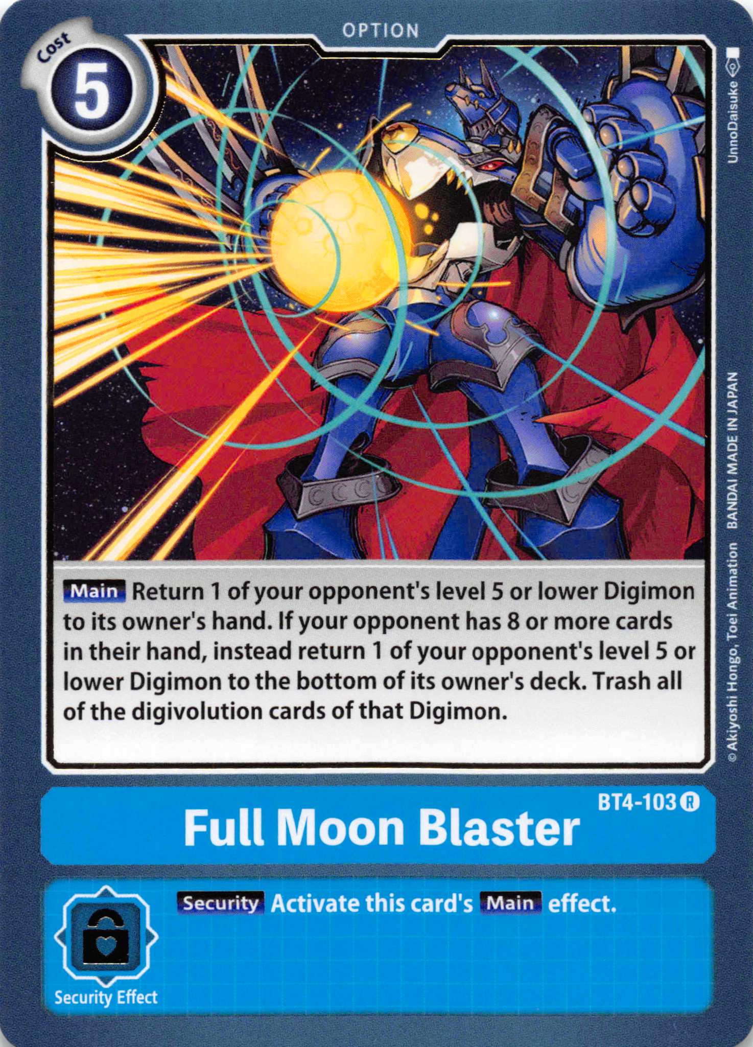 Full Moon Blaster [BT4-103] [Great Legend] Normal