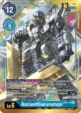 AncientGarurumon (Alternate Art) [BT4-114] [Great Legend] Foil