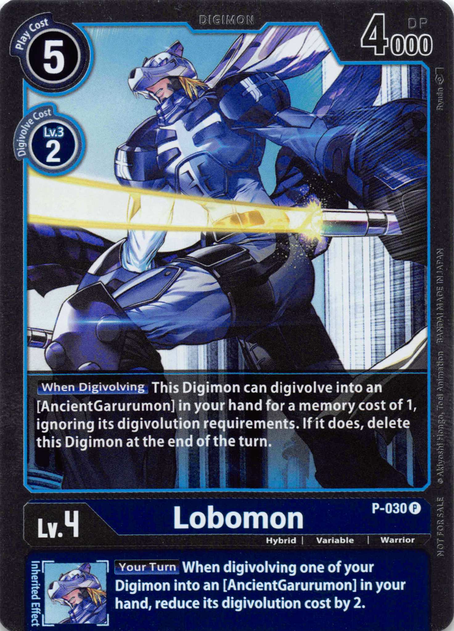 Lobomon - P-030 [P-030] [Digimon Promotion Cards] Foil