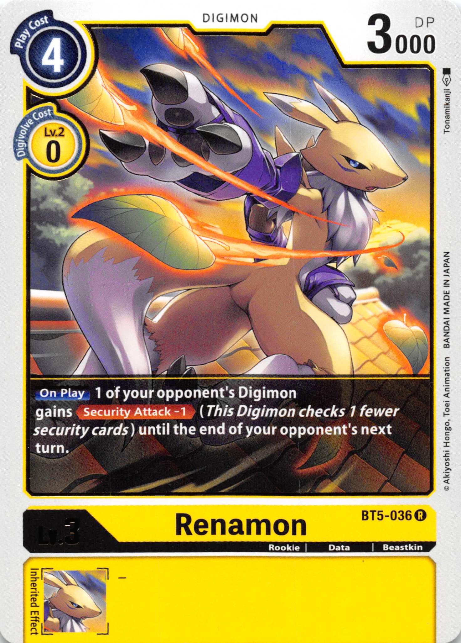 Renamon [BT5-036] [Battle of Omni] Normal