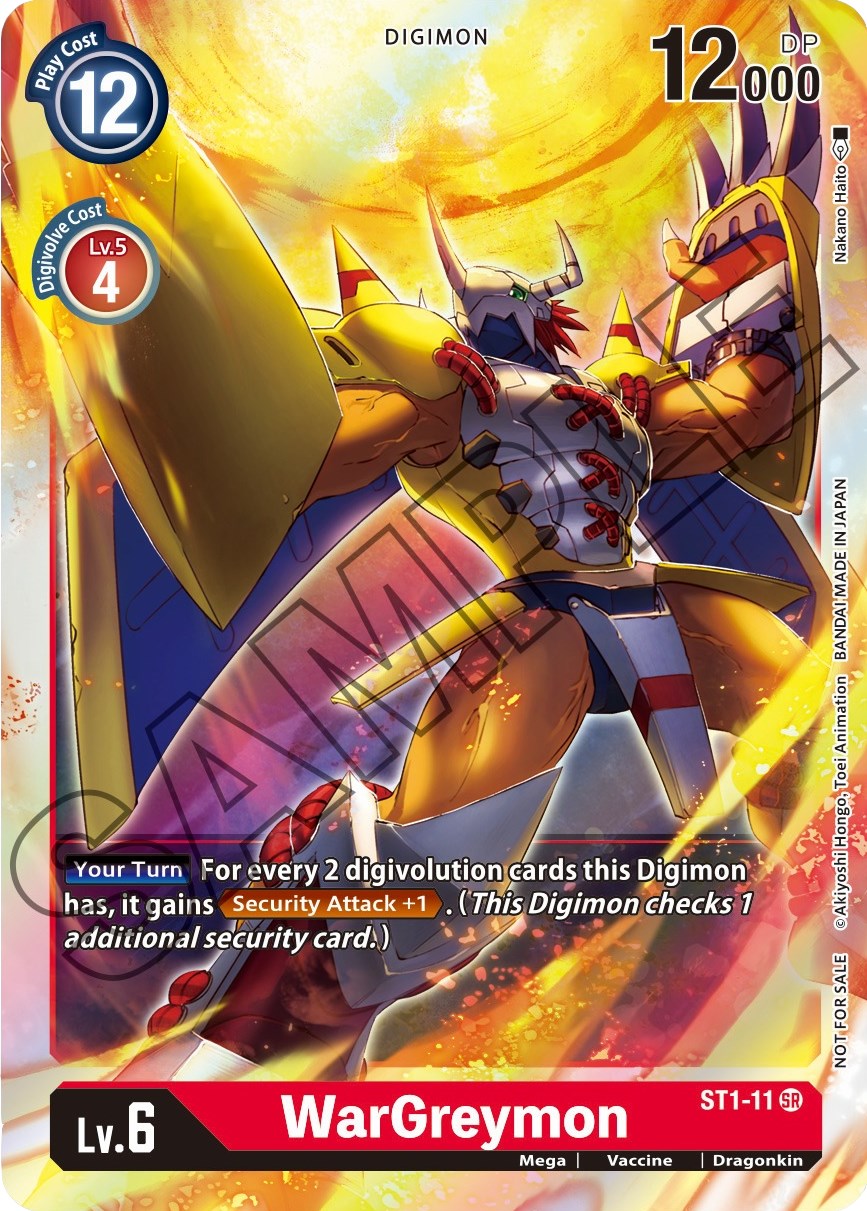 WarGreymon - ST1-11 (Event Pack 1) [ST1-11] [Starter Deck 01: Gaia Red] Foil