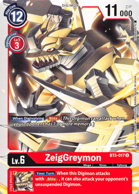ZeigGreymon [BT5-017] [Battle of Omni] Normal