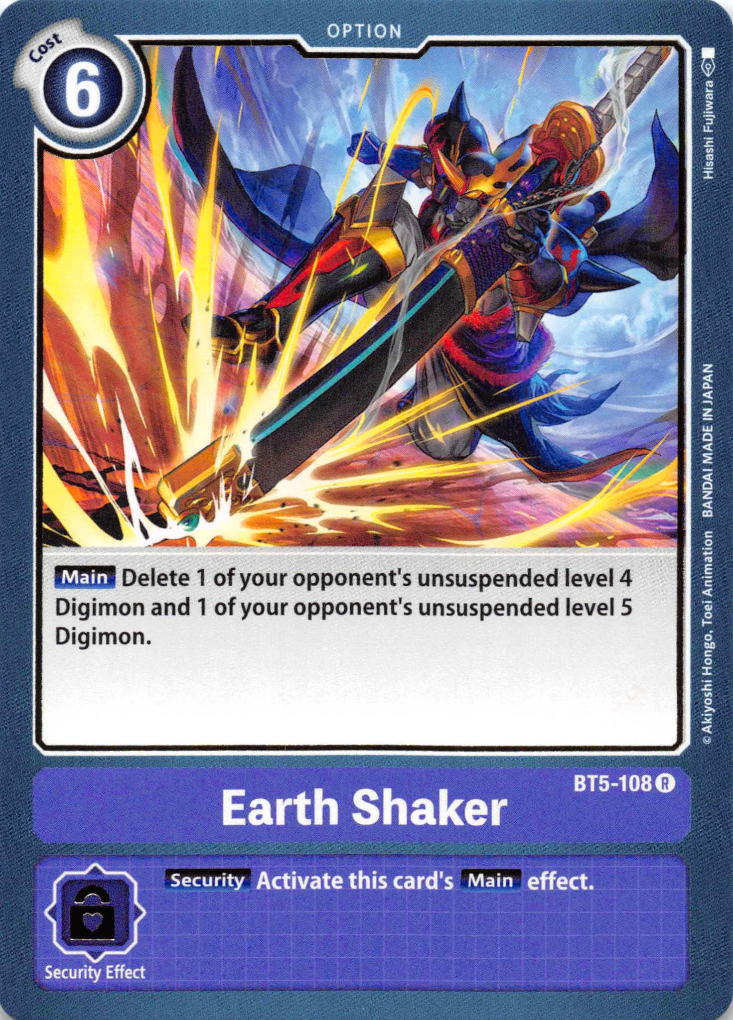 Earth Shaker [BT5-108] [Battle of Omni] Normal