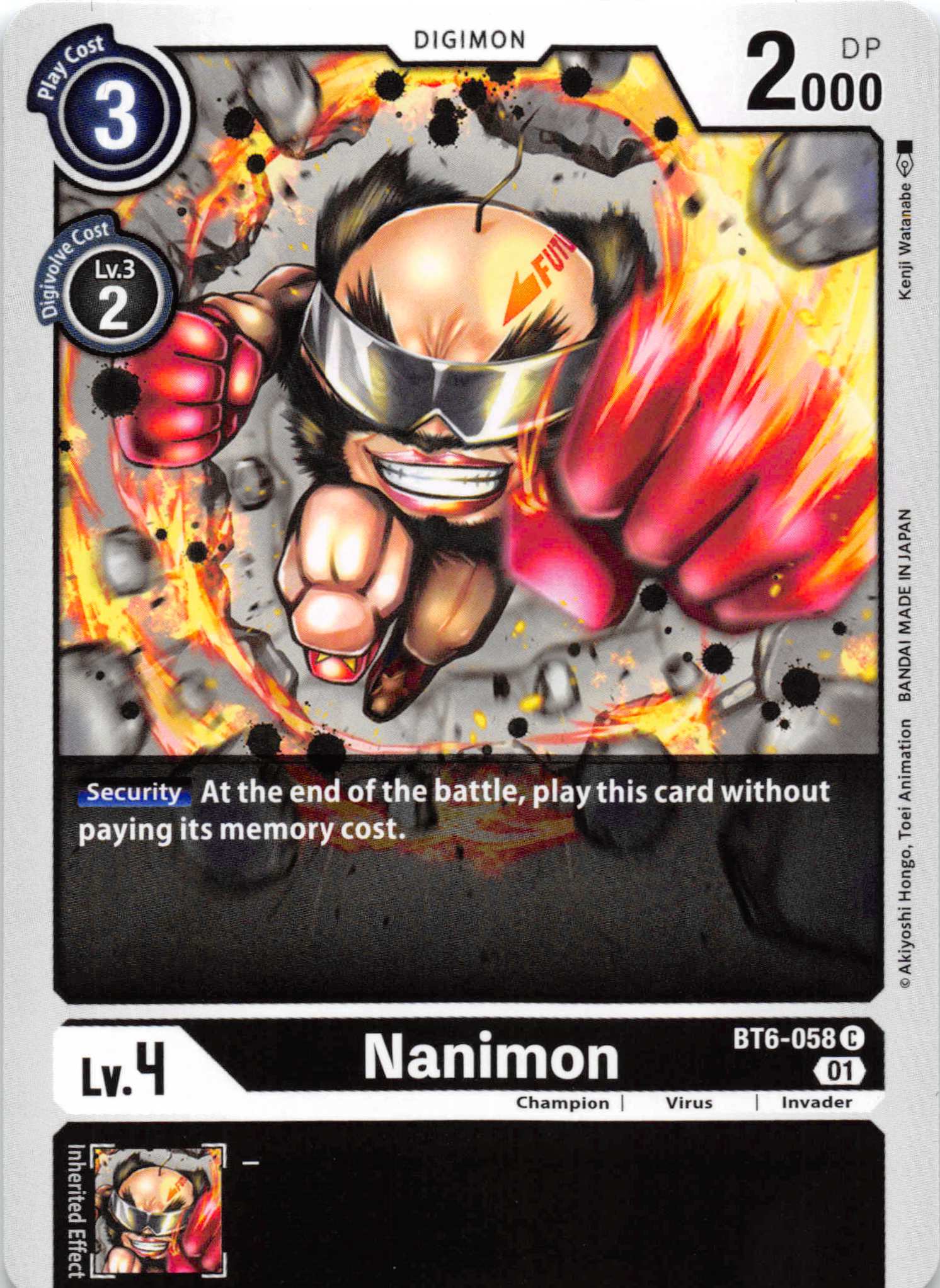 Nanimon [BT6-058] [Double Diamond] Normal