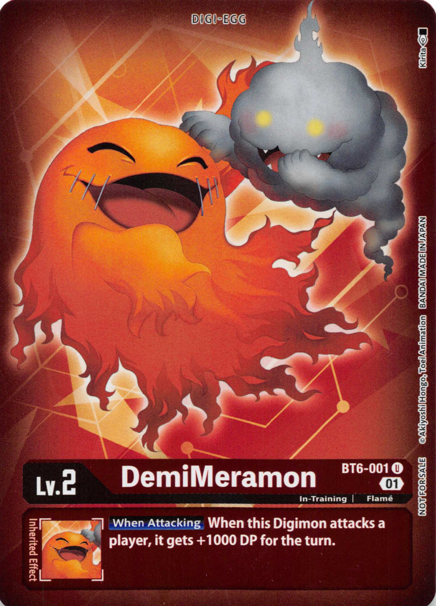 DemiMeramon (Box Topper) [BT6-001] [Double Diamond] Foil