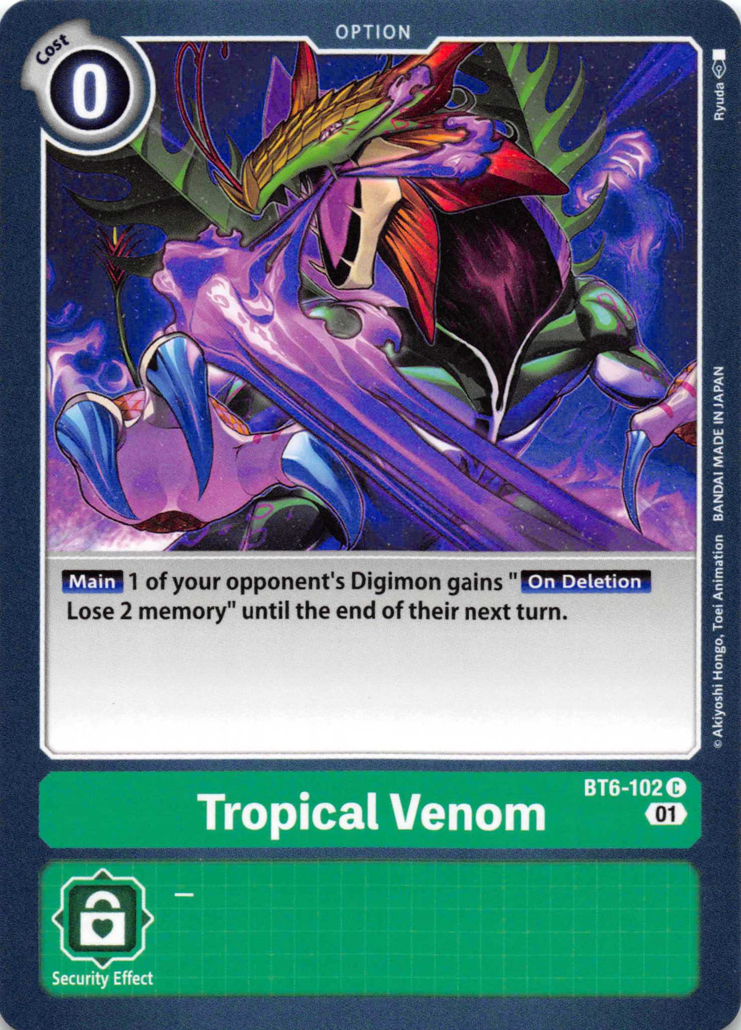 Tropical Venom [BT6-102] [Double Diamond] Normal