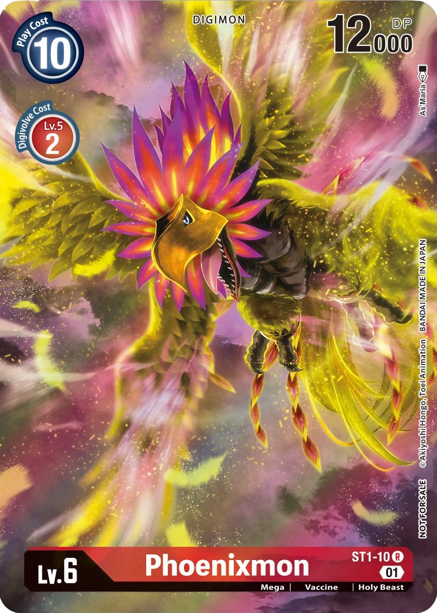 Phoenixmon (1-Year Anniversary Box Topper) [ST1-10] [Starter Deck 01: Gaia Red] Foil