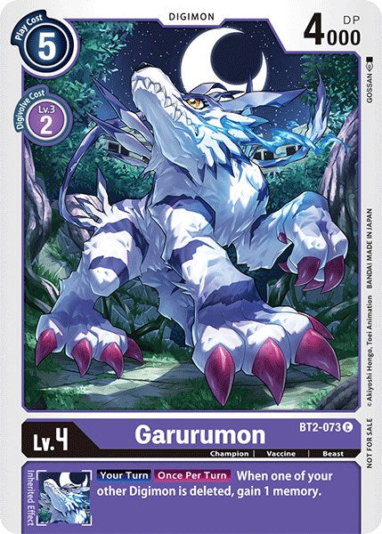 Garurumon - BT2-073 (Official Tournament Pack Vol.3) [BT2-073] [Release Special Booster] Normal