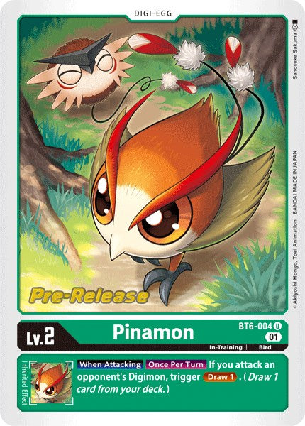 Pinamon [BT6-004] [Double Diamond Pre-Release Cards] Normal