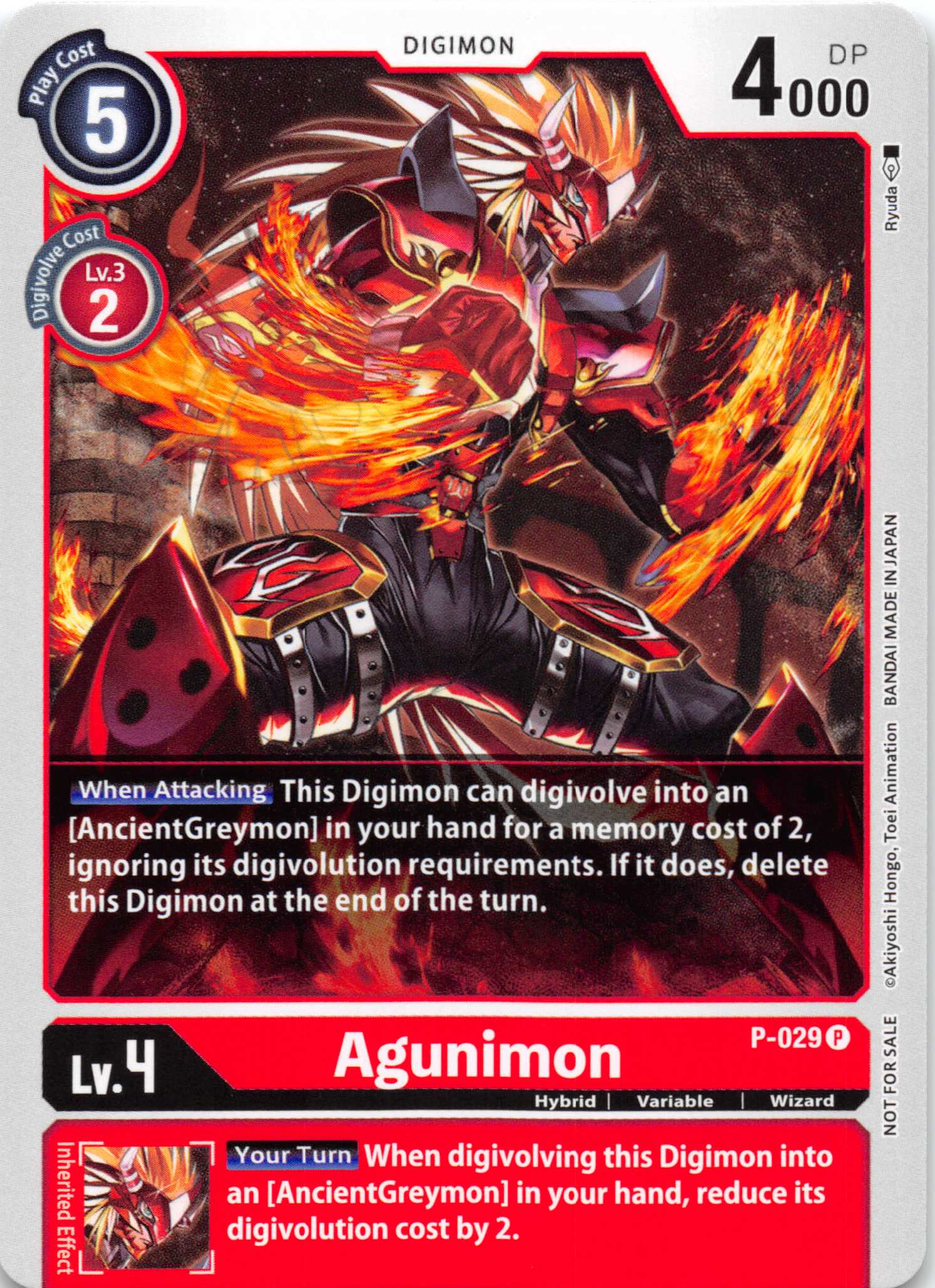 Agunimon - P-029 [P-029] [Revision Pack Cards] Normal