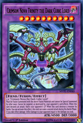 Crimson Nova Trinity the Dark Cubic Lord [MVP1-EN040] Ultra Rare - Duel Kingdom