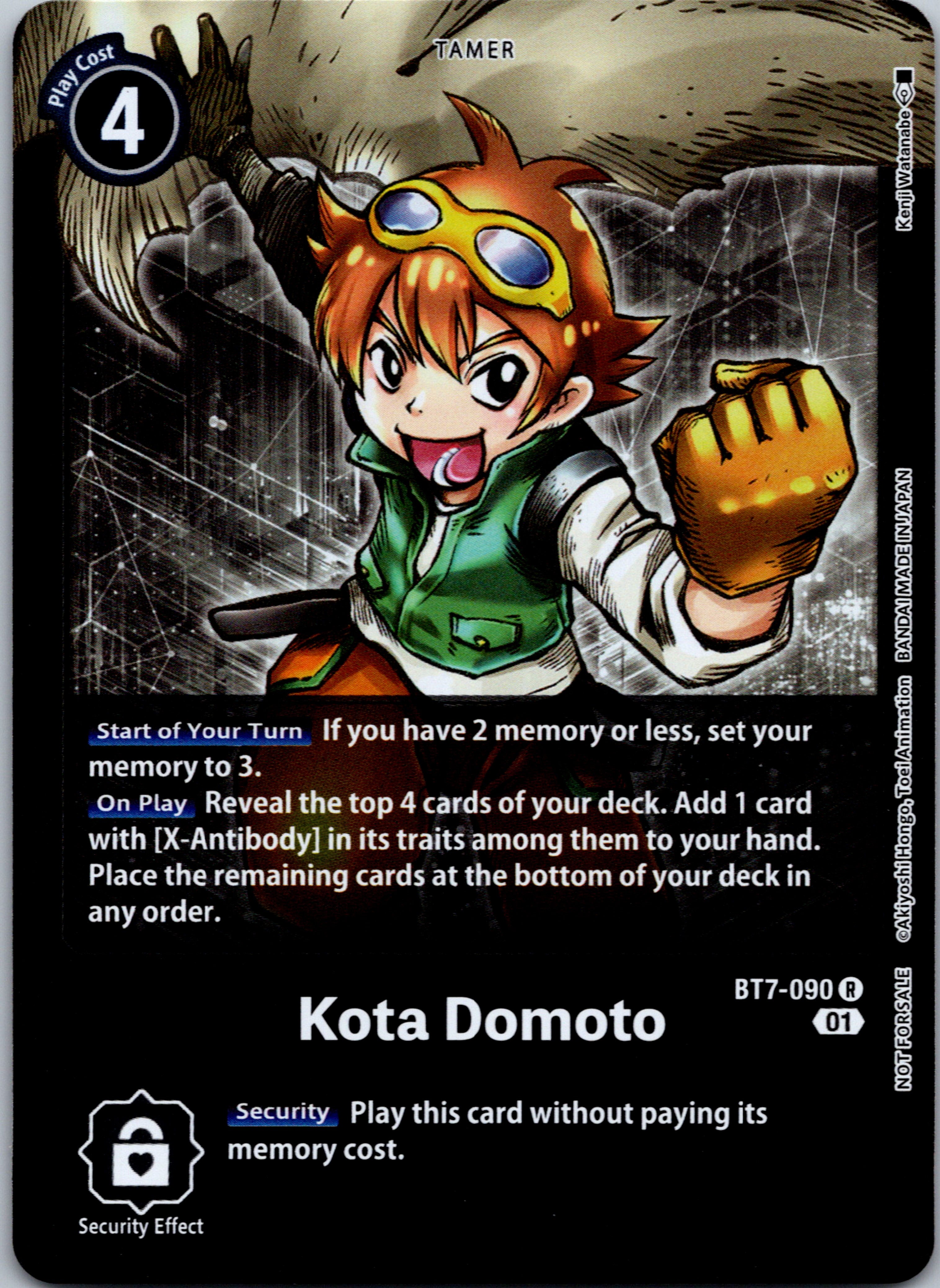 Kota Domoto [BT7-090] [Next Adventure] Foil