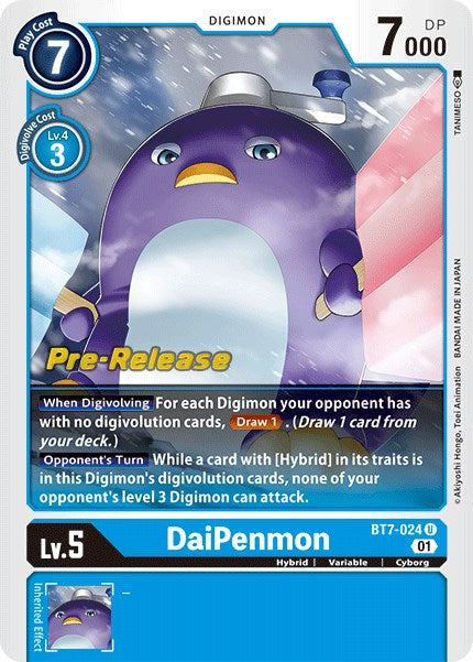 DaiPenmon [BT7-024] [Next Adventure Pre-Release Cards] Normal