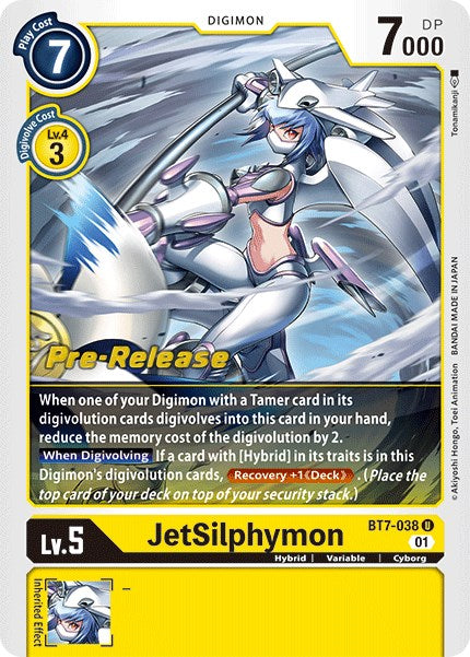 JetSilphymon [BT7-038] [Next Adventure Pre-Release Cards] Foil