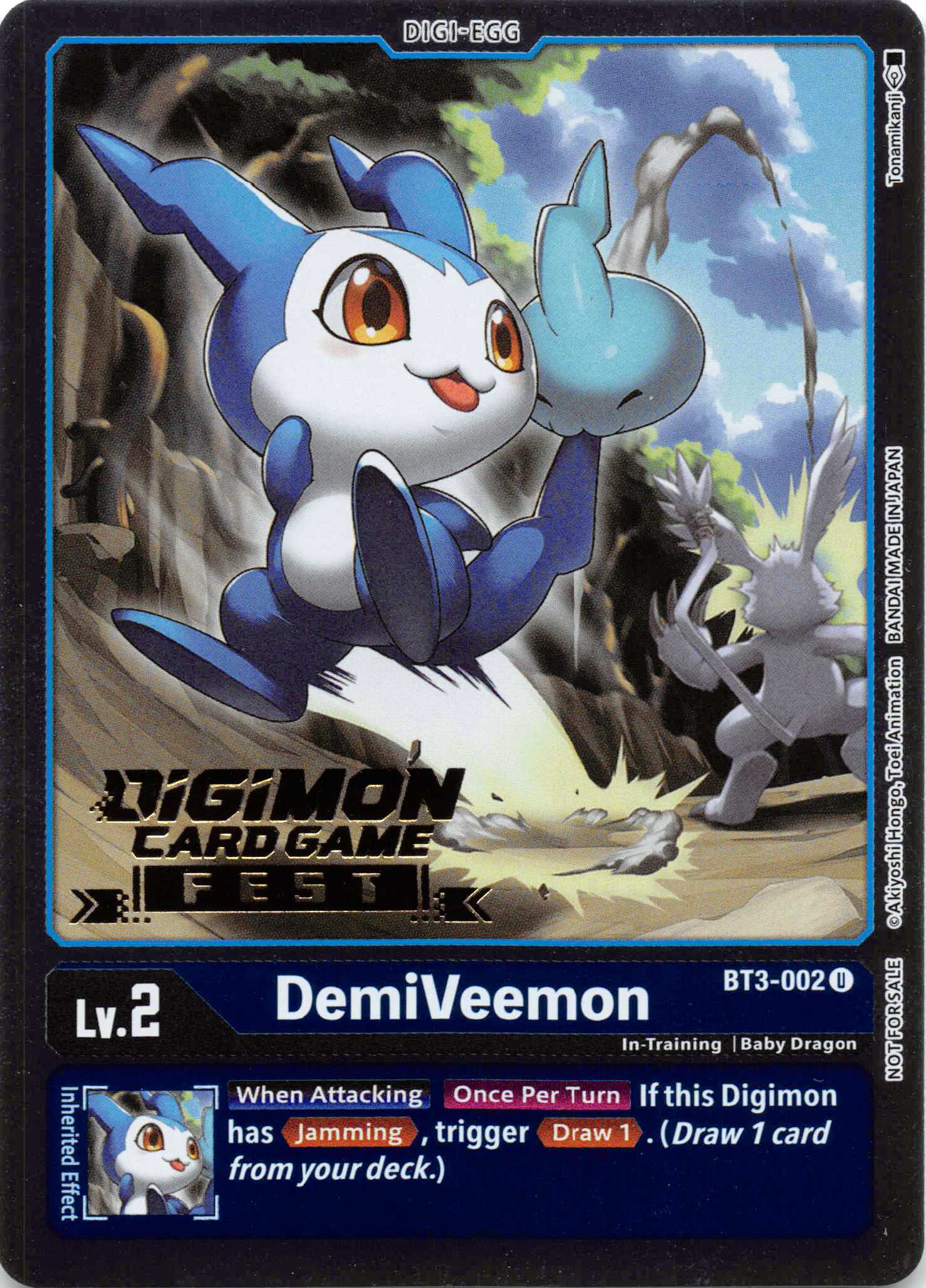 DemiVeemon - BT3-002 (Digimon Card Game Fest 2022) [BT3-002] [Release Special Booster] Foil