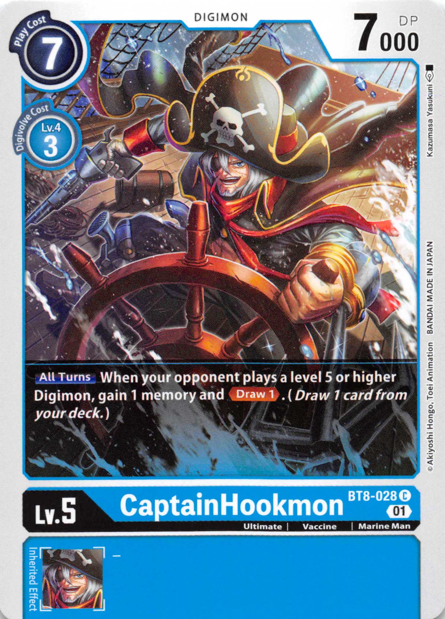 CaptainHookmon [BT8-028] [New Awakening] Normal