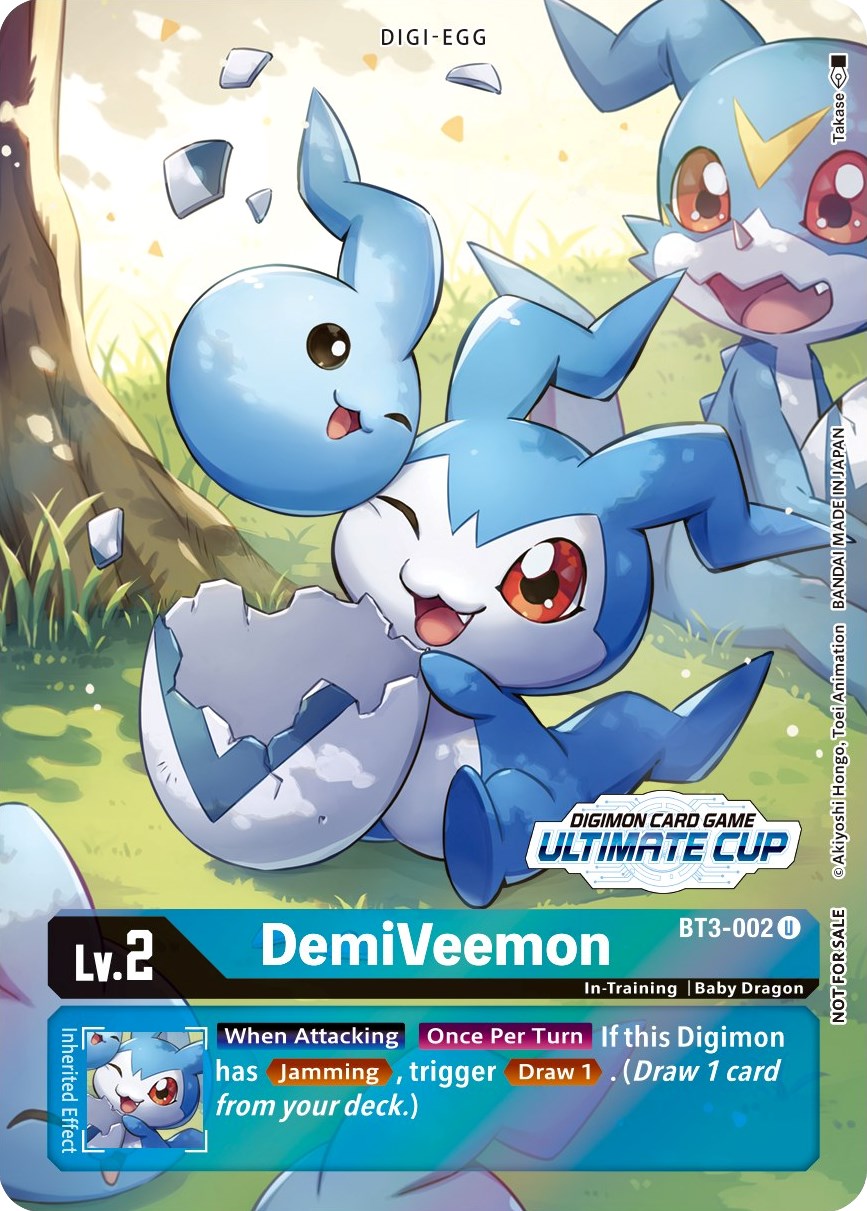 DemiVeemon - BT3-002 (Ultimate Cup 2022) [BT3-002] [Release Special Booster] Foil