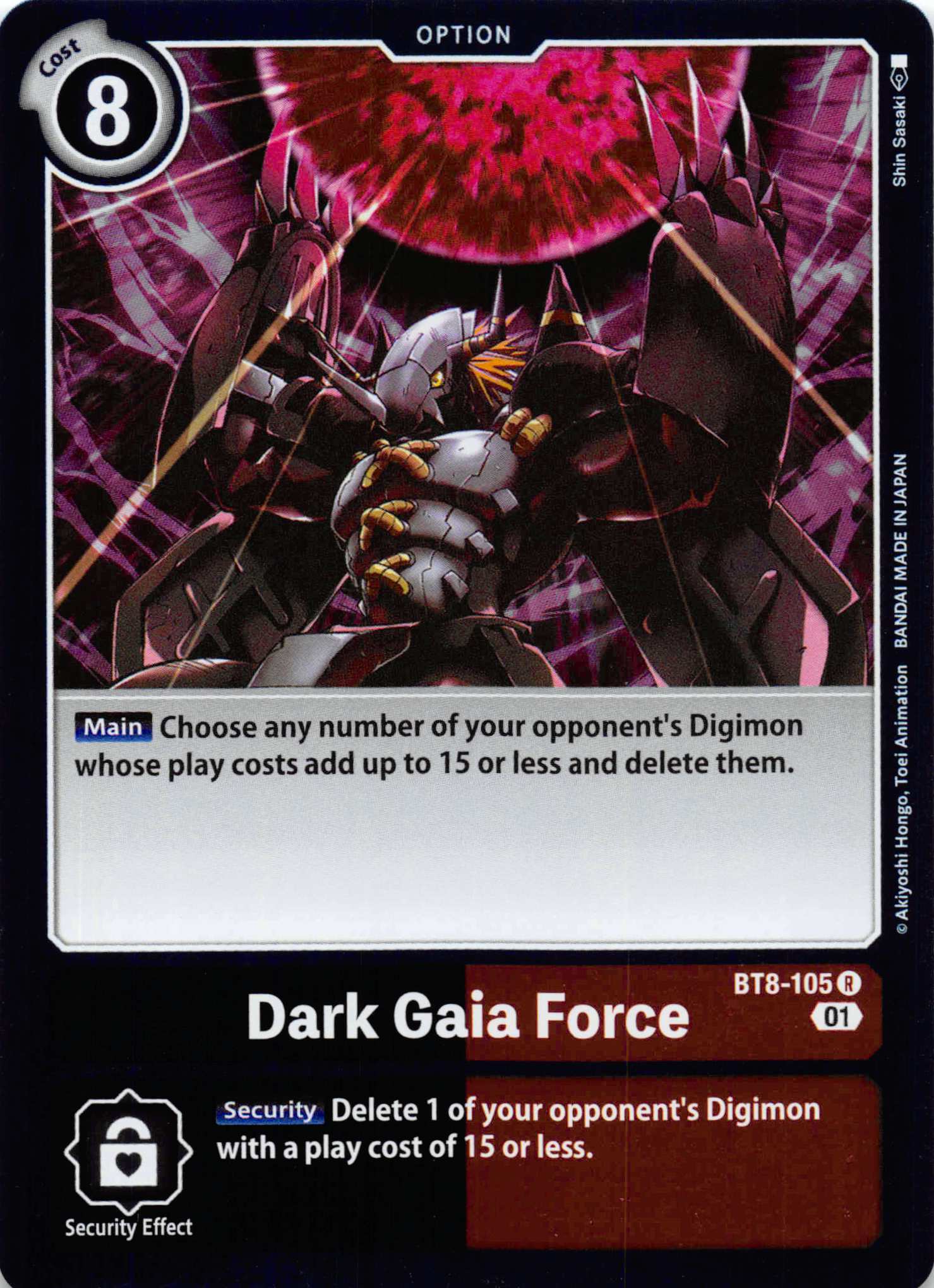 Dark Gaia Force [BT8-105] [New Awakening] Foil
