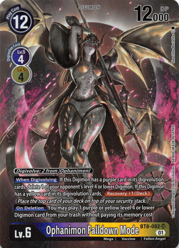 Ophanimon Falldown Mode (Alternate Art) [BT8-082] [New Awakening] Foil