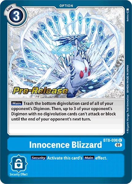 Innocence Blizzard [BT8-098] [New Awakening Pre-Release Cards] Foil