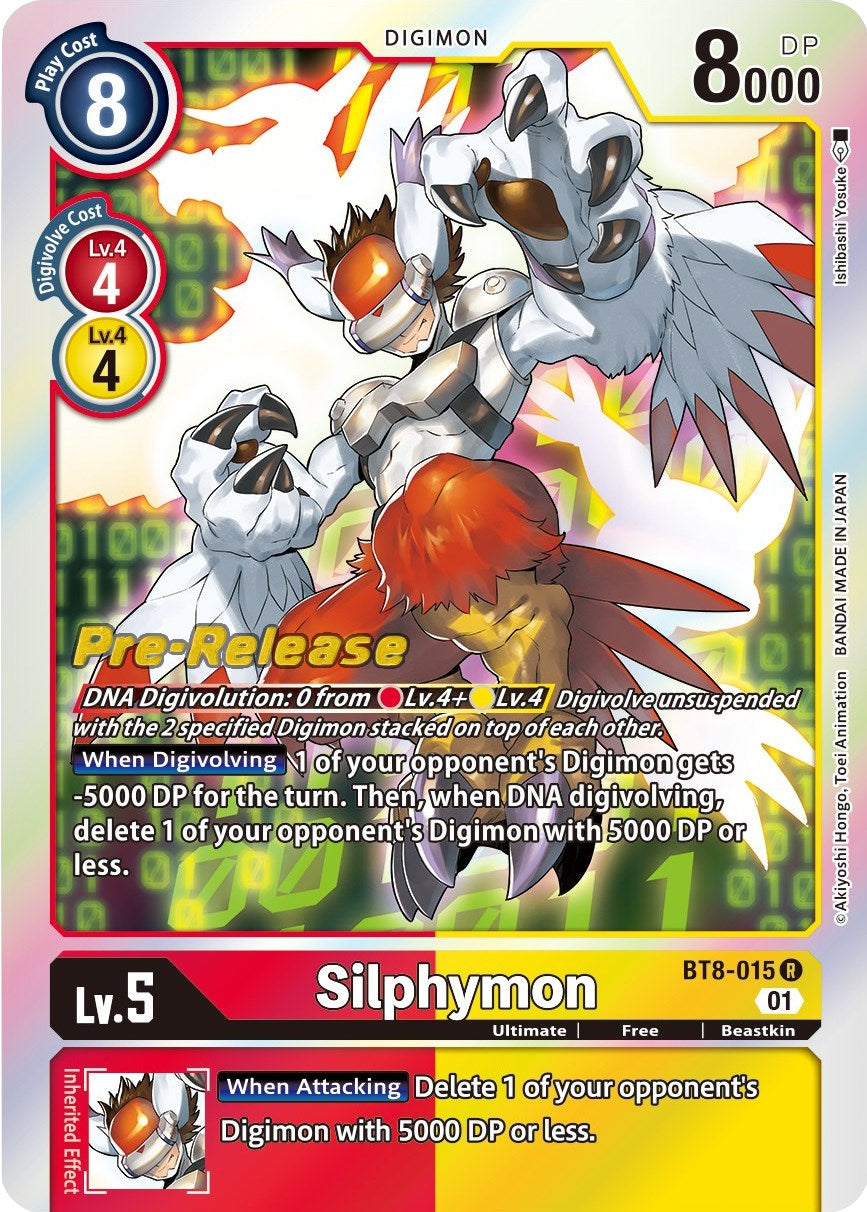 Silphymon [BT8-015] [New Awakening Pre-Release Cards] Foil