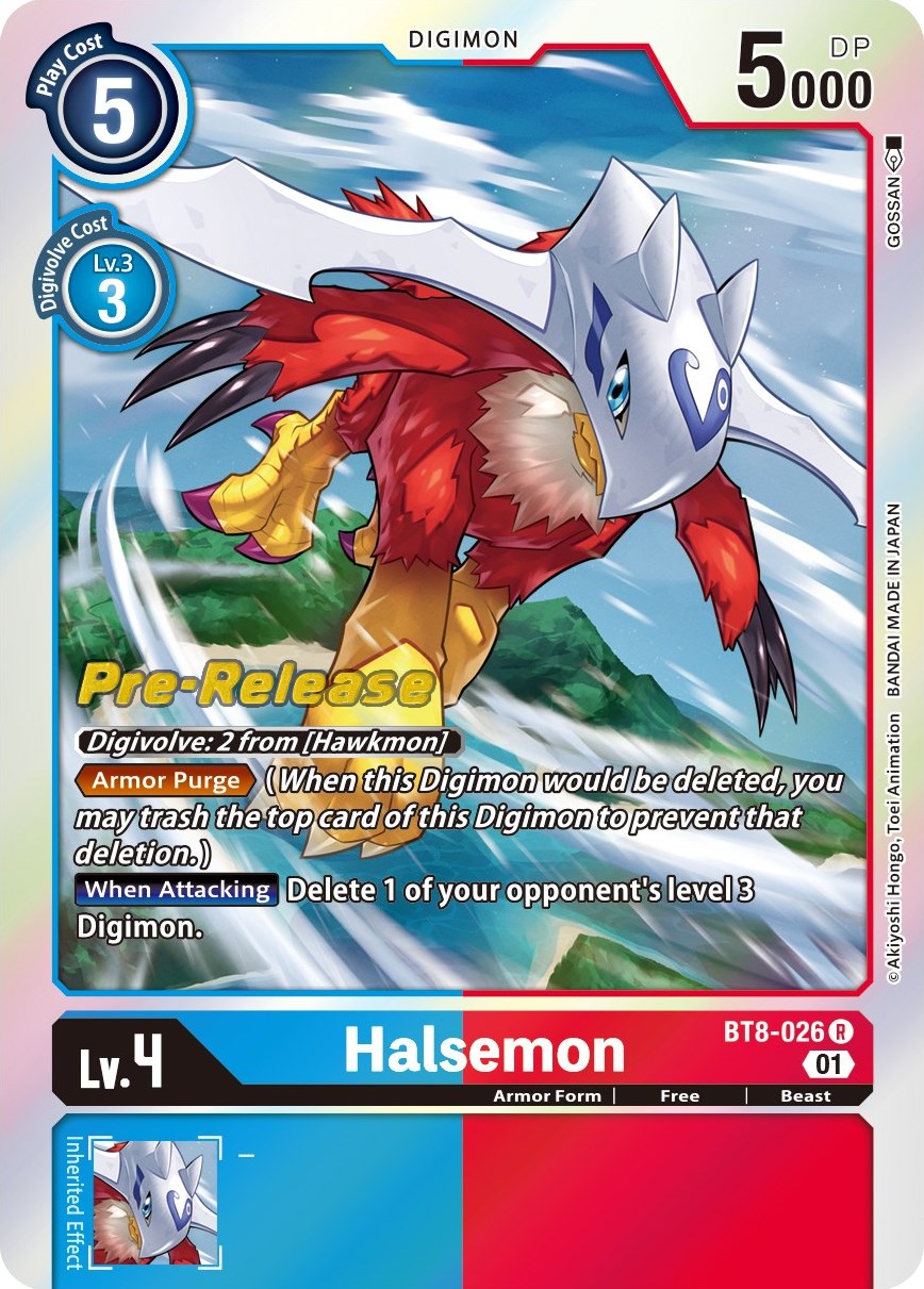 Halsemon [BT8-026] [New Awakening Pre-Release Cards] Foil