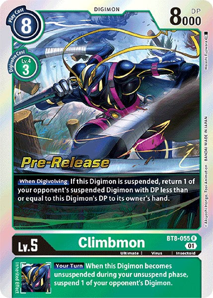 Climbmon [BT8-055] [New Awakening Pre-Release Cards] Normal