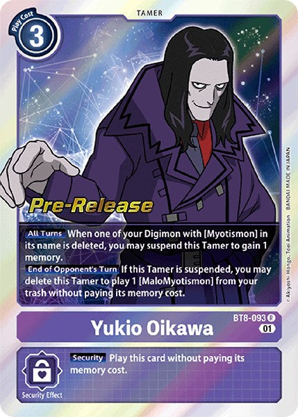 Yukio Oikawa [BT8-093] [New Awakening Pre-Release Cards] Foil