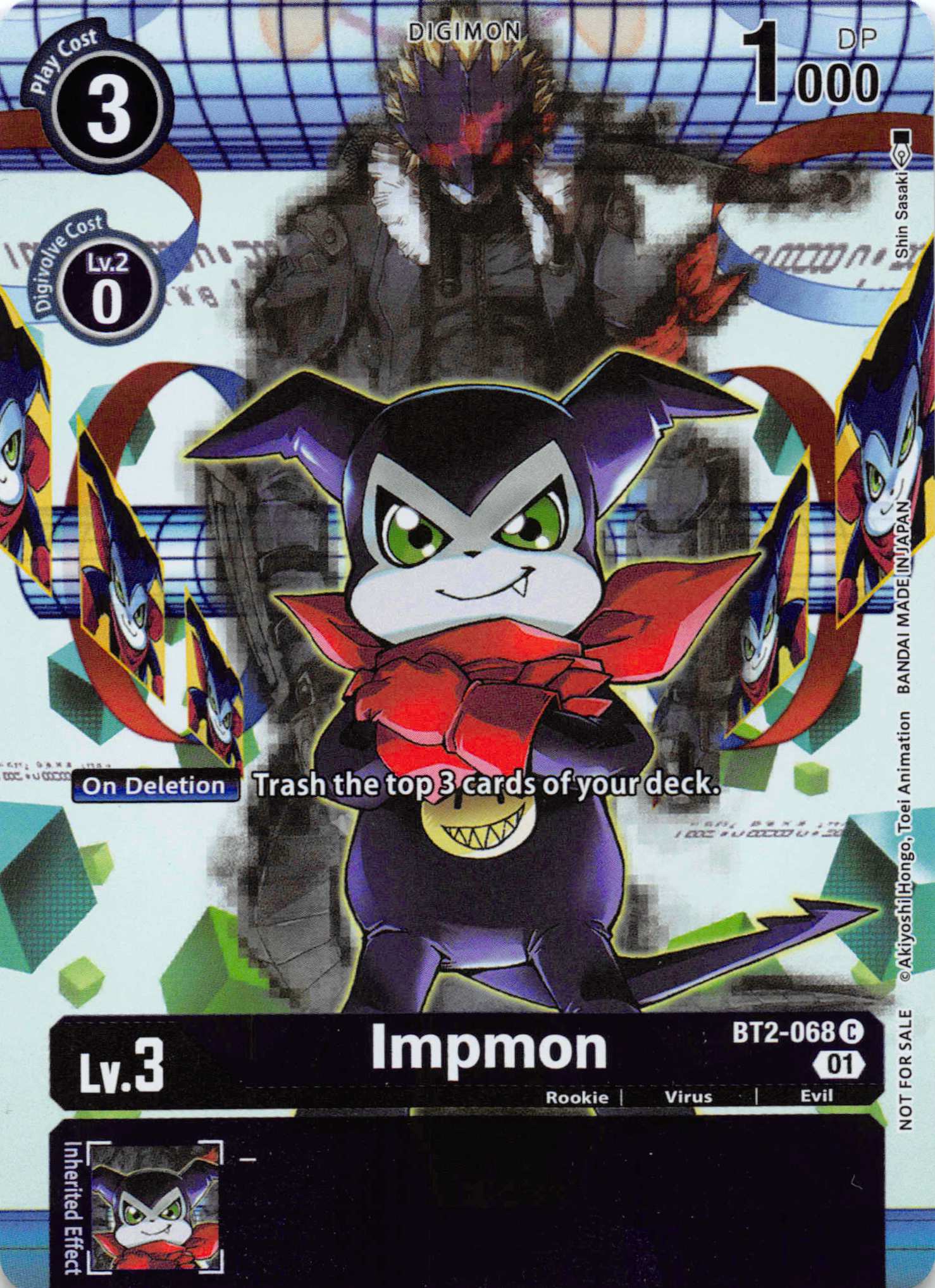 Impmon (Tamer's Card Set 1) [BT2-068] [Release Special Booster] Foil