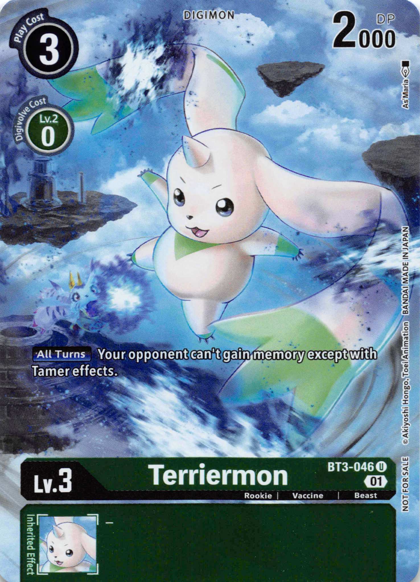 Terriermon (Tamer's Card Set 1) [BT3-046] [Release Special Booster] Foil