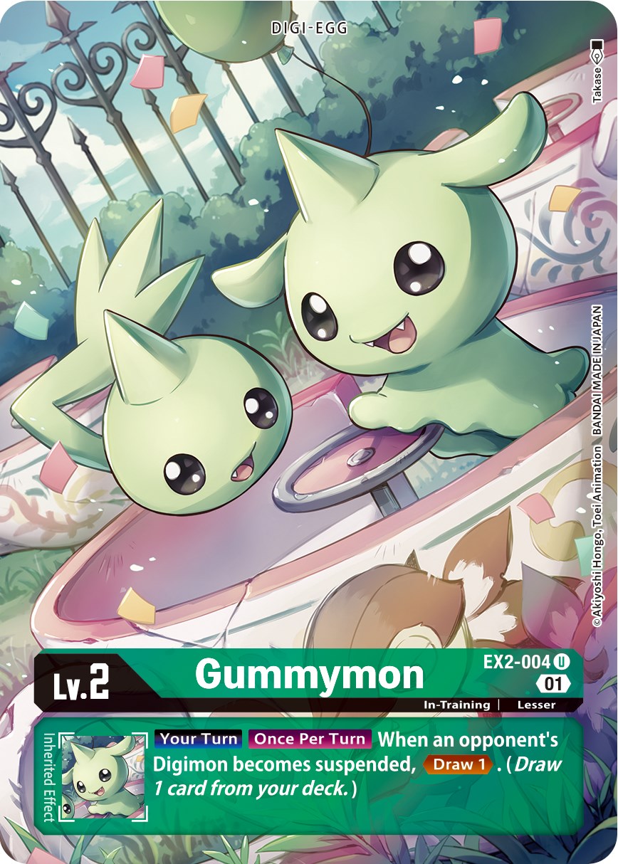 Gummymon (Alternate Art) [EX2-004] [Digital Hazard] Foil