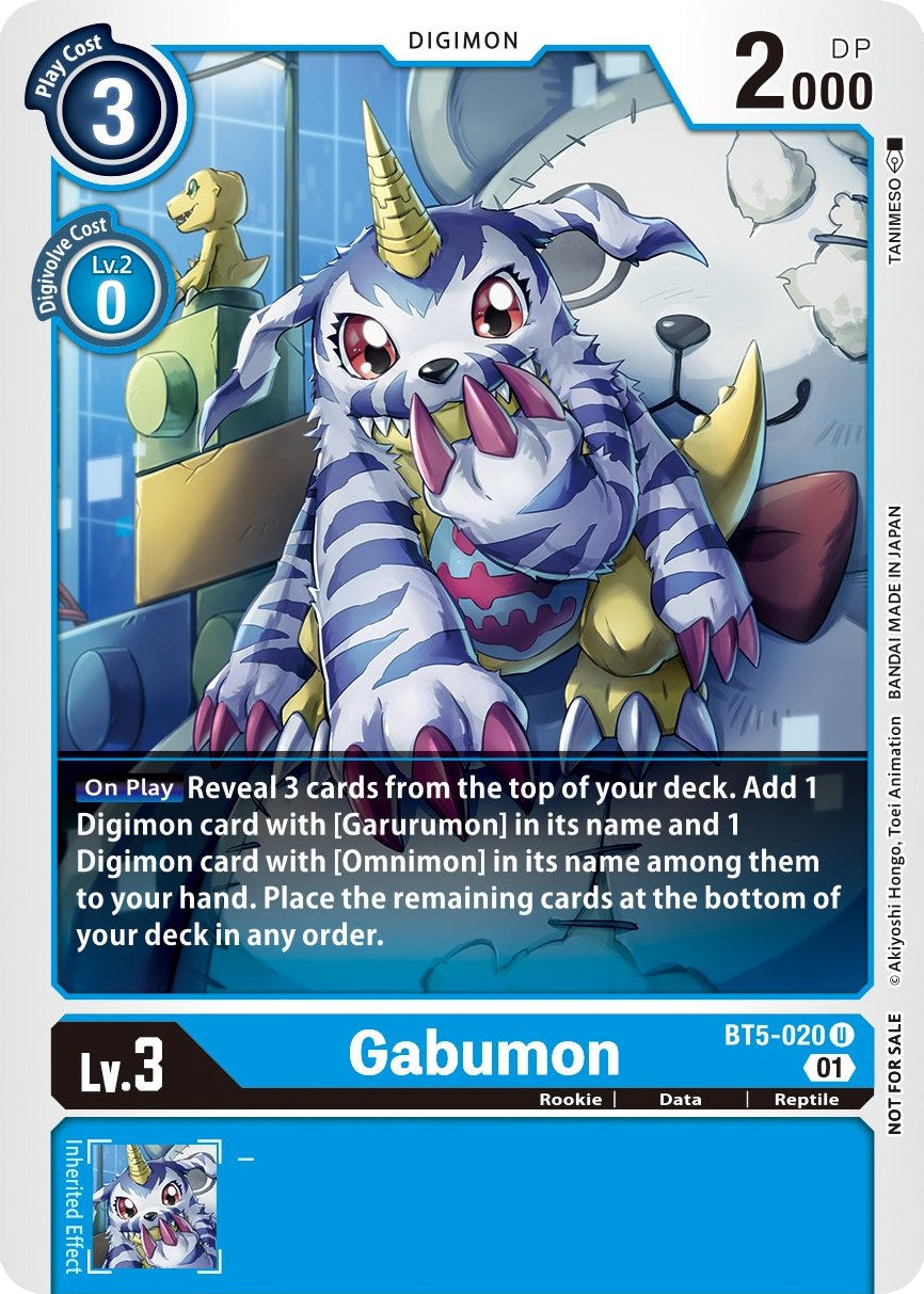 Gabumon - BT5-020 (Winner Pack New Awakening) [BT5-020] [Battle of Omni] Normal