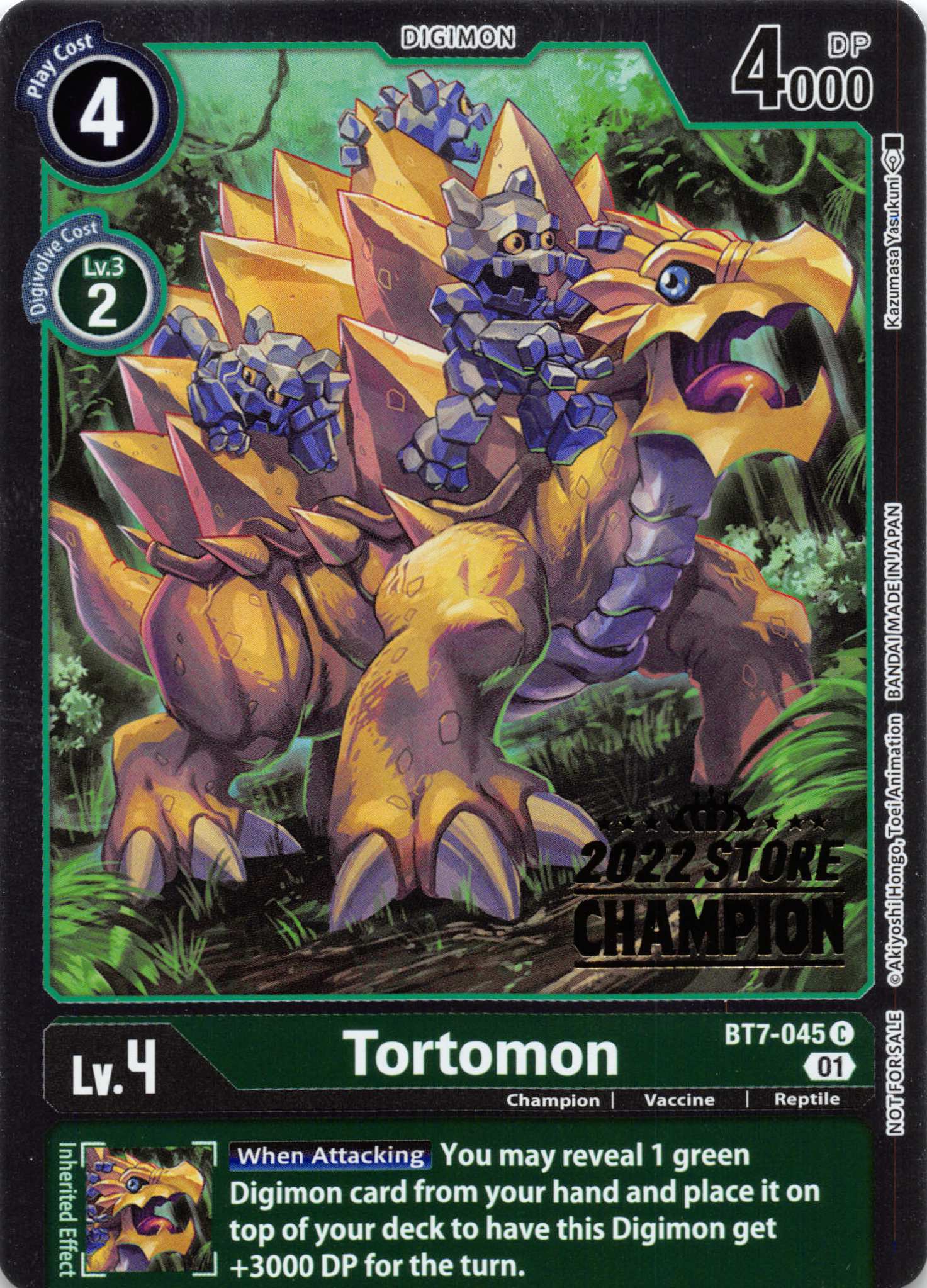 Tortomon (2022 Store Champion) [BT7-045] [Next Adventure] Foil