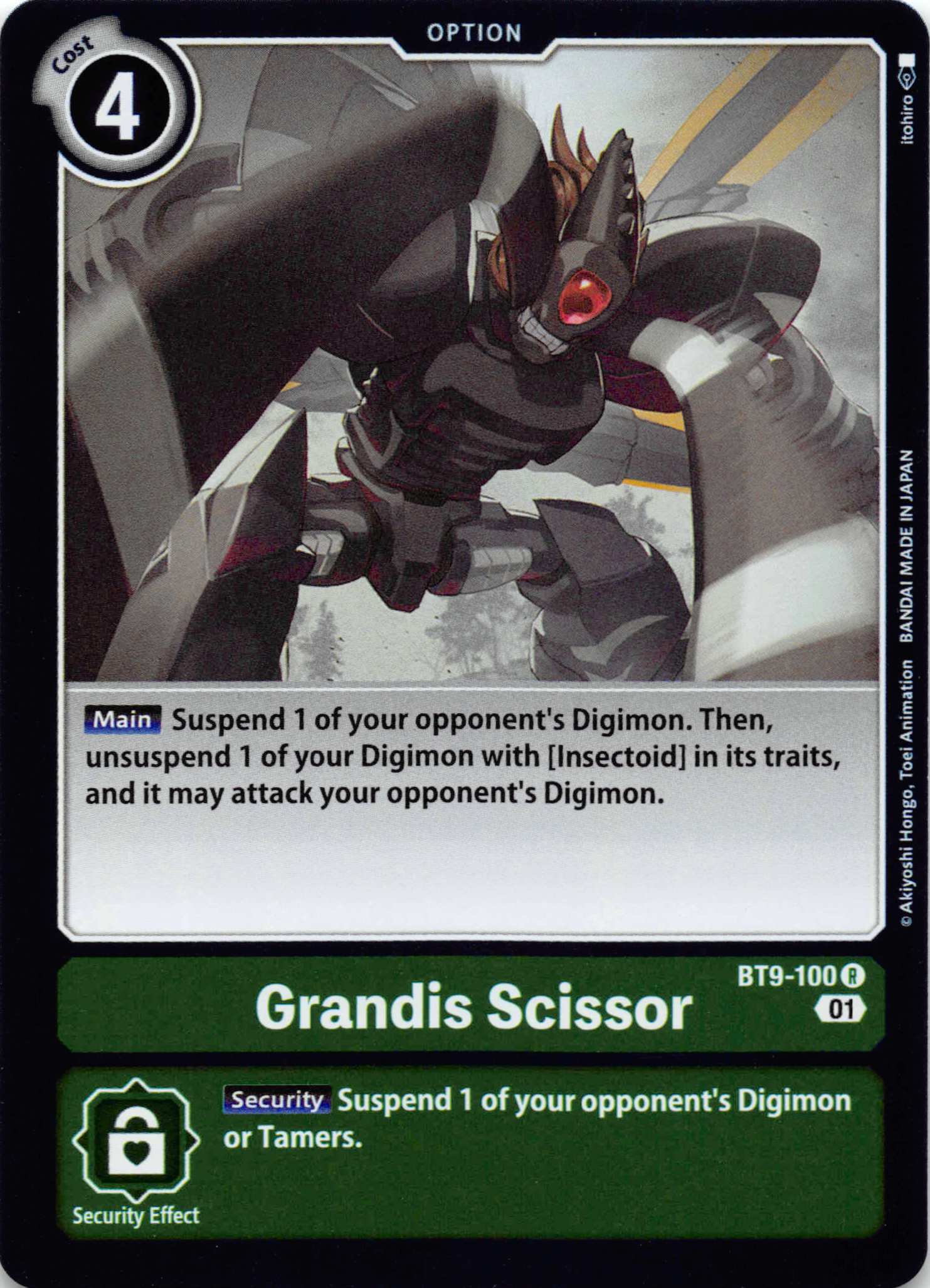 Grandis Scissor [BT9-100] [X Record] Foil