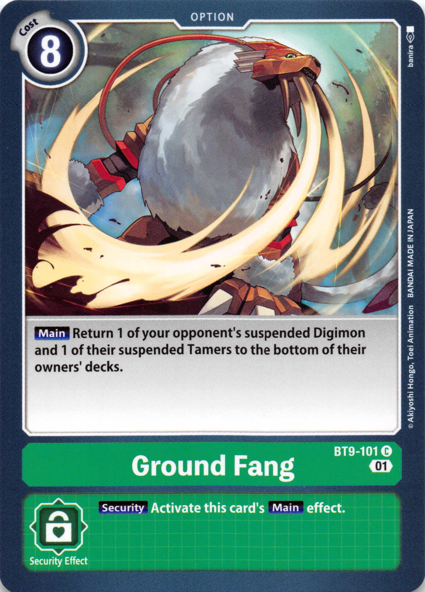Ground Fang [BT9-101] [X Record] Normal