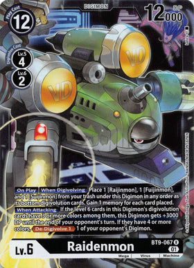 Raidenmon [BT9-067] [X Record] Foil