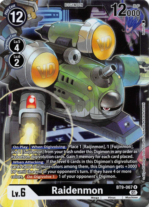 Raidenmon [BT9-067] [X Record] Foil