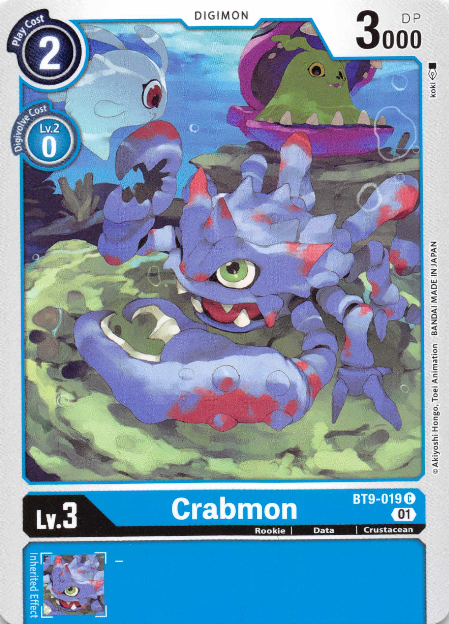 Crabmon [BT9-019] [X Record] Normal