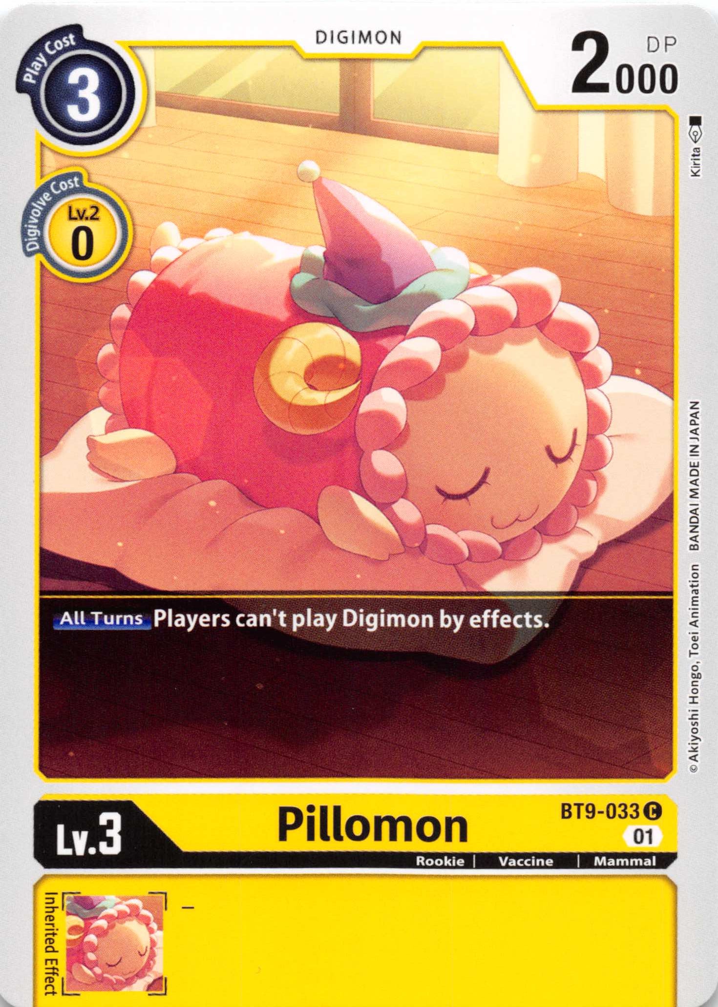 Pillomon [BT9-033] [X Record] Normal