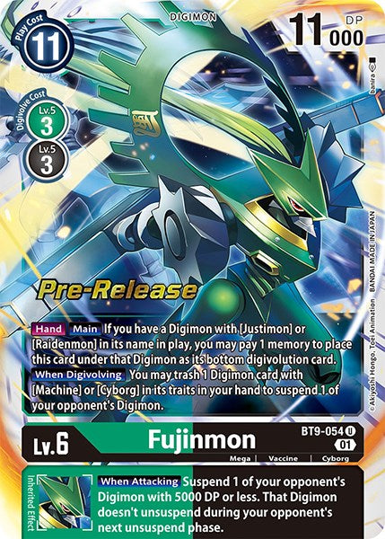 Fujinmon [BT9-054] [X Record Pre-Release Cards] Normal