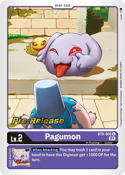 Pagumon [BT9-006] [X Record Pre-Release Cards] Normal