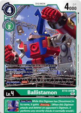 Ballistamon [BT10-049] [Xros Encounter] Normal