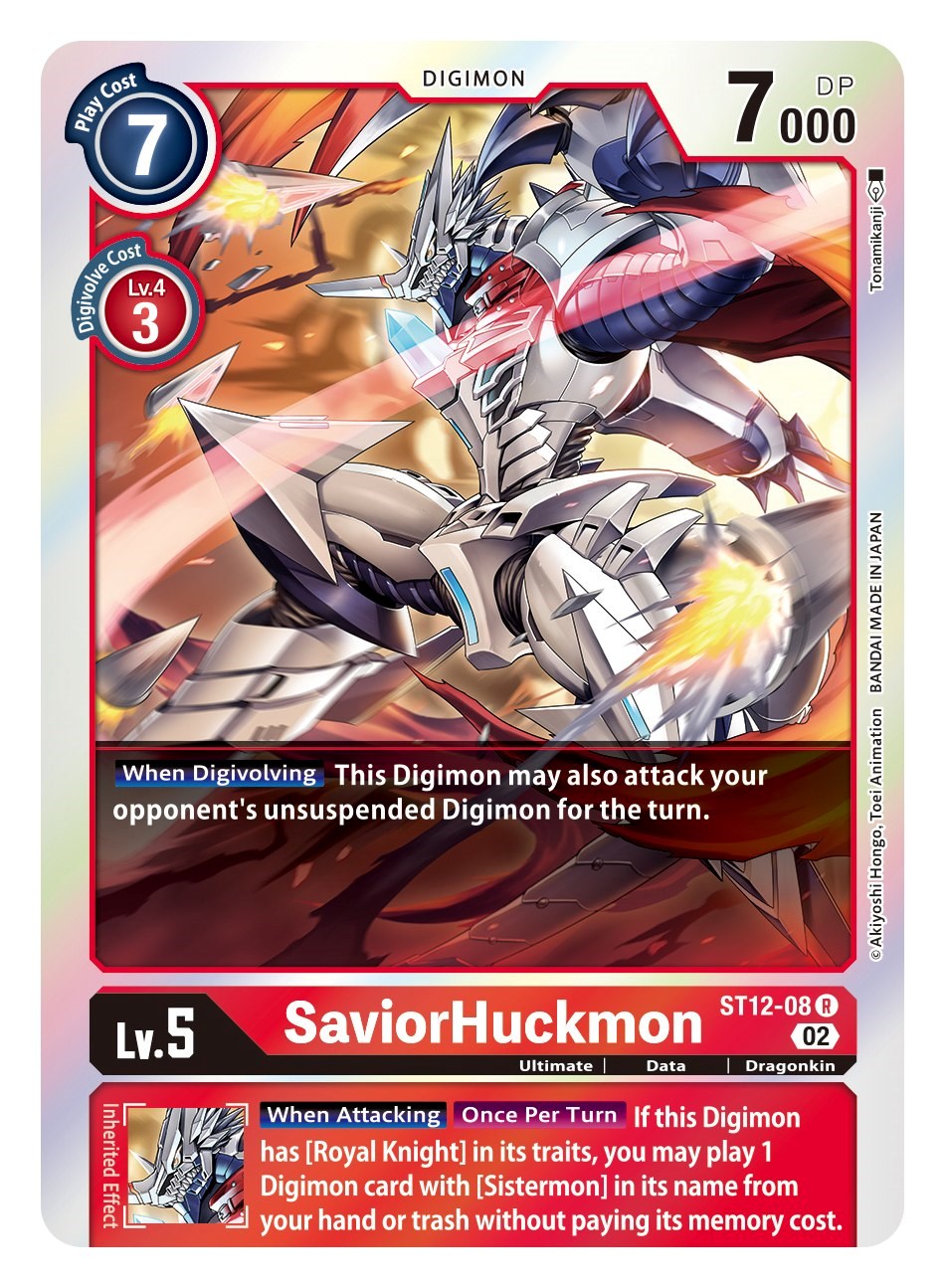 SaviorHuckmon [ST12-08] [Starter Deck 12: Jesmon] Foil