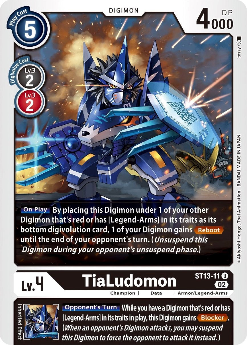 TiaLudomon [ST13-11] [Starter Deck 13: Ragnaloardmon] Normal