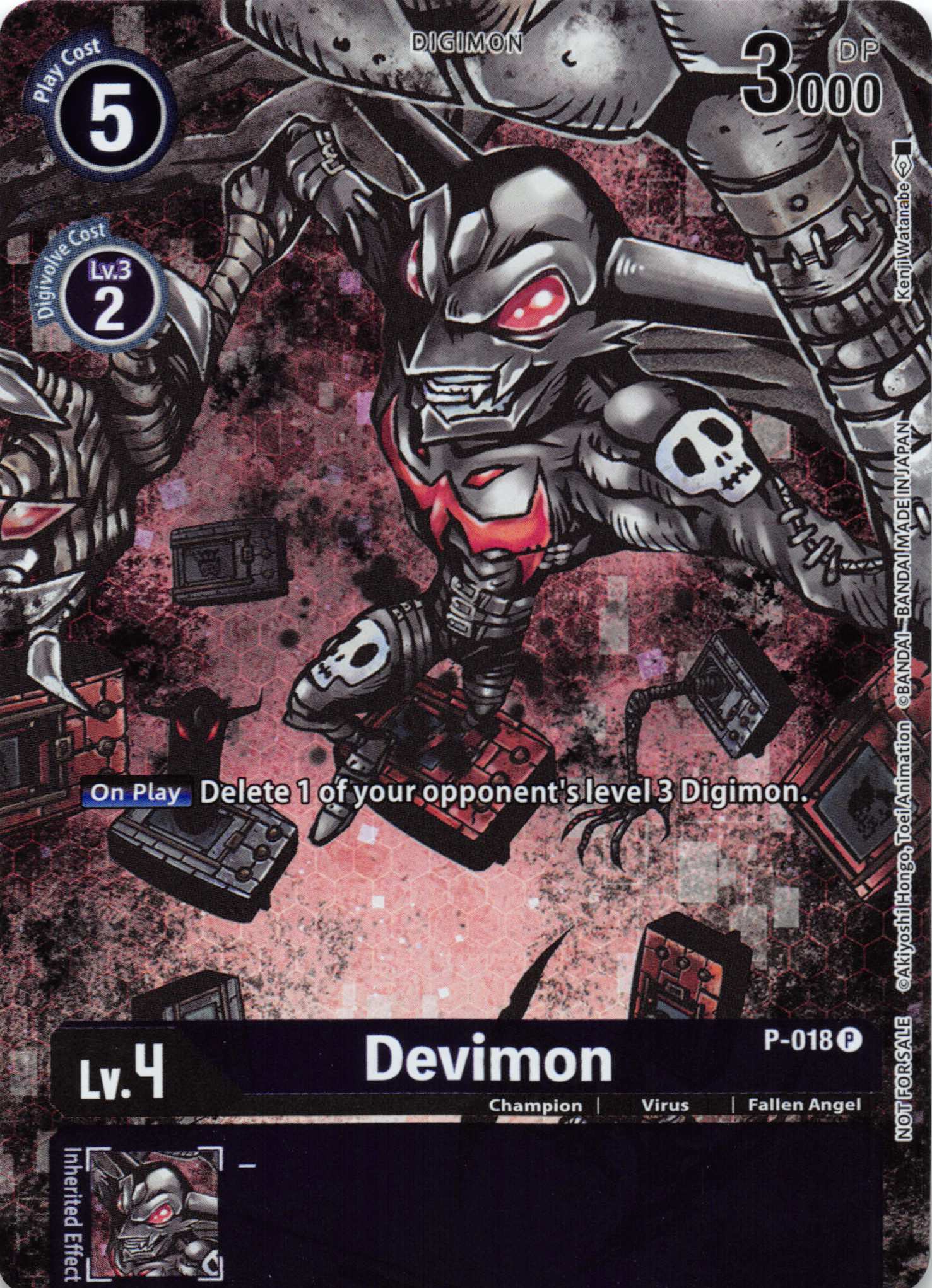 Devimon - P-018 (25th Special Memorial Pack) [P-018] [Digimon Promotion Cards] Foil